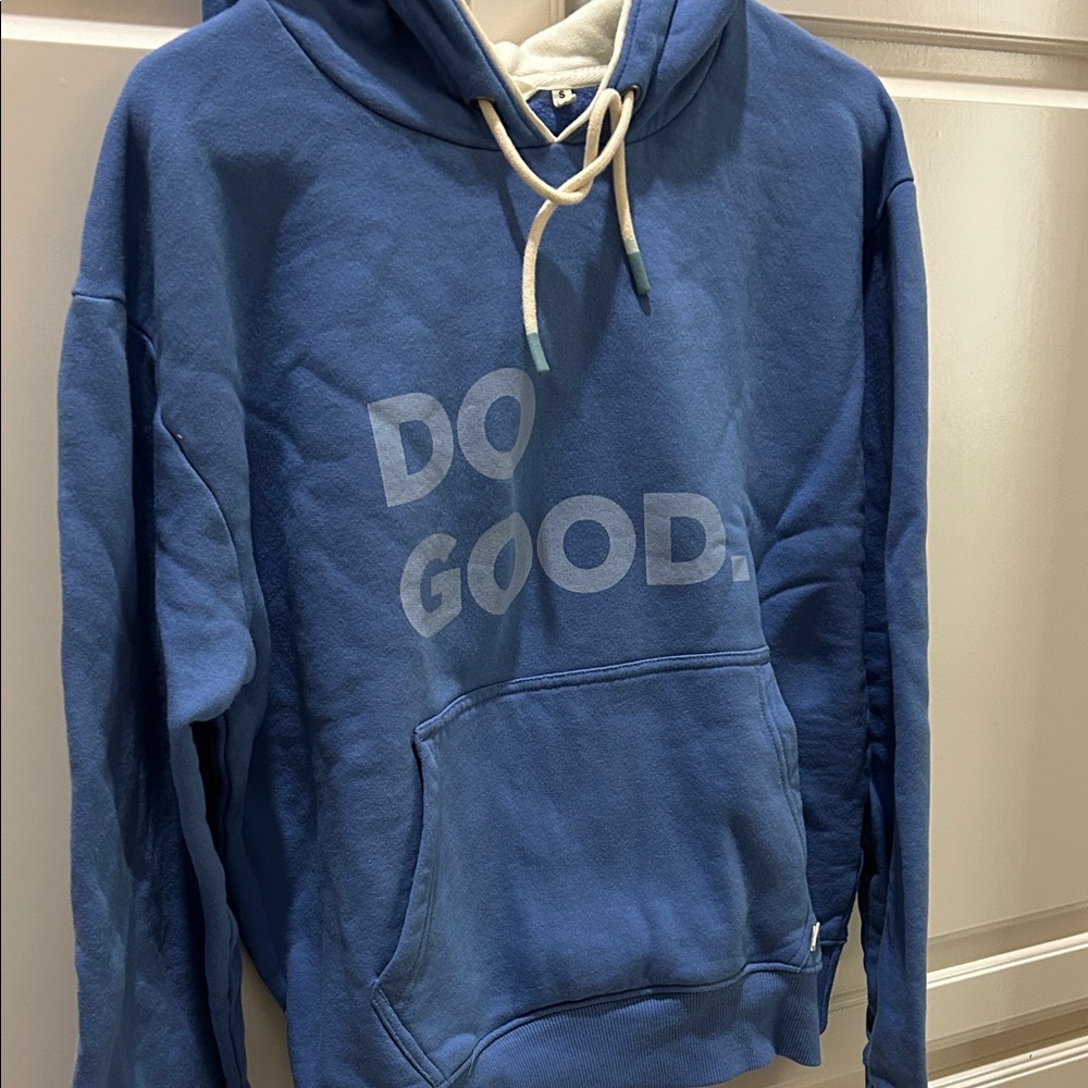Cotopaxi Do Good Blue Women's Hoodie with Drawstring Hood small - Picture 4 of 8